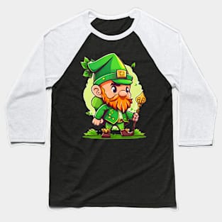 Irish Leprechaun Shenanigans Baseball T-Shirt